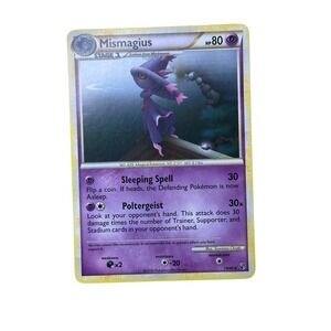 Mismagius 19/90 Rising Rivals Pokemon Card 80 HP Stage 2 MP/LP